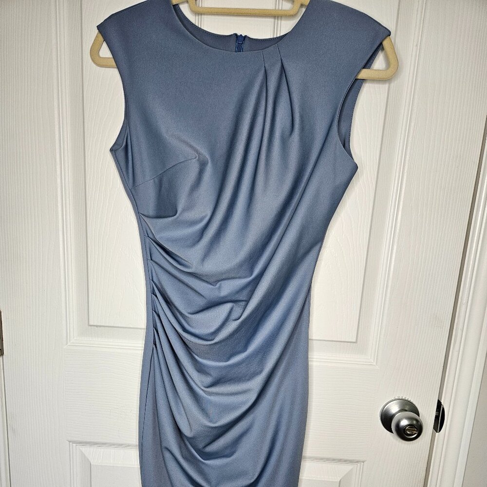 RINASCIMENTO Dress in blue grey color Size S Made in Italy - Picture 1 of 15